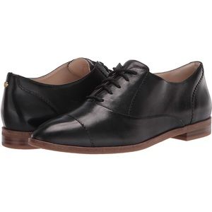 NWT Cole Haan Goto Arden Ox Black Leather Oxfords